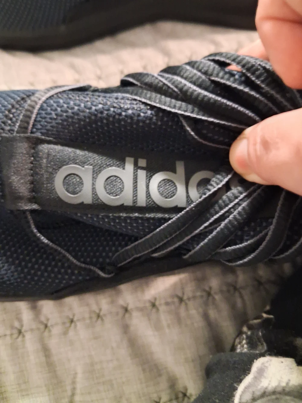 Adidas Big Boys Navy Slip-On Athletic Sneakers